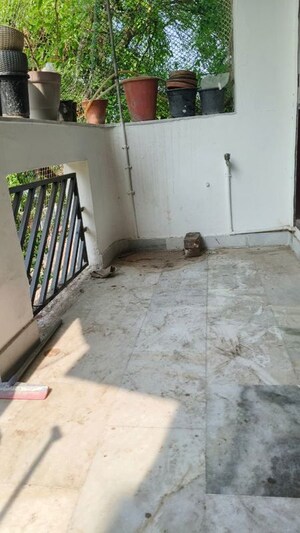 Balcony in 3 BHK Builder Floor at Chittaranjan Park – for Rent