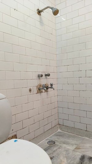 Bathroom in 3 BHK Builder Floor at Chittaranjan Park – for Rent