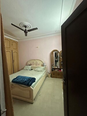 Bedroom in 2 BHK Builder Floor at Kalkaji – for Rent