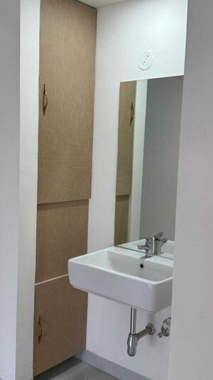 Bathroom in 3 BHK Apartment at Poulomi Avante, Kokapet – for Rent