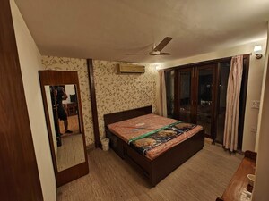 Bedroom in 4 BHK Builder Floor at Shanti Niketan – for Rent