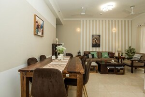 Living Room in 4 BHK Apartment at 3C Lotus 300, Sector 107 – for Sale