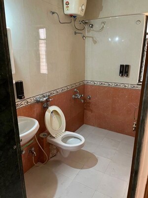 Bathroom in 3 BHK Apartment at Shree Bal Kapil Aasmant, Pashan – for Rent