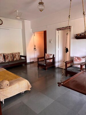 Living Room in 3 BHK Apartment at Arun Sane Orchid Towers, Baner – for Rent