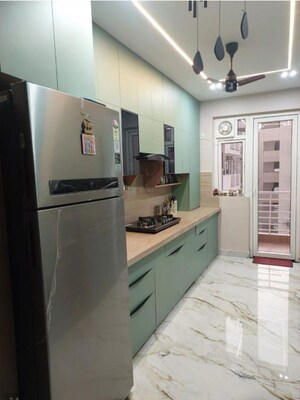 Kitchen in 3 BHK Apartment at Ansal Sushant Golf city, Sushant Golf City – for Rent