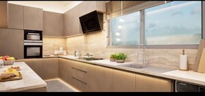 Kitchen in 3 BHK Apartment at Nahar Amrit Shakti, Chandivali – for Sale