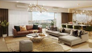 Living Room in 3 BHK Apartment at Nahar Amrit Shakti, Chandivali – for Sale