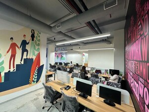 Team Area in  Office Space at Lodha Supremus Kolshet Road, Kolshet Road – for Rent