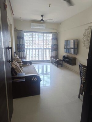 Living Room in 2 BHK Apartment at Chandak Paloma, Goregaon East – for Rent