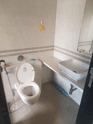 Bathroom in 2 BHK Apartment at Chandak Paloma, Goregaon East – for Rent