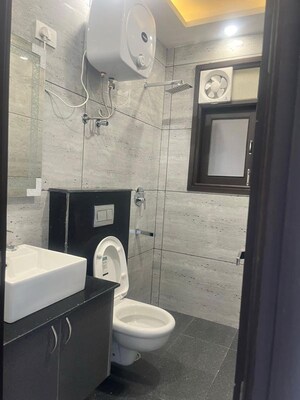 Bathroom in 2 BHK Builder Floor at Shivalik Colony – for Rent