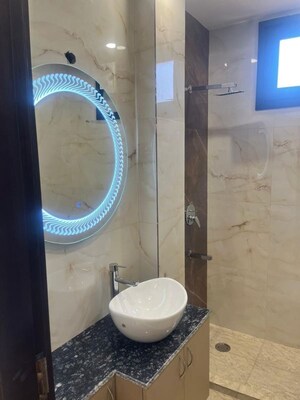 Bathroom in 2 BHK Builder Floor at Shivalik Colony – for Rent