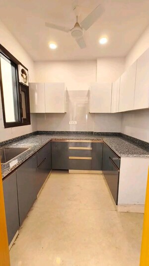 Kitchen in 3 BHK Apartment at Chattarpur – for Rent