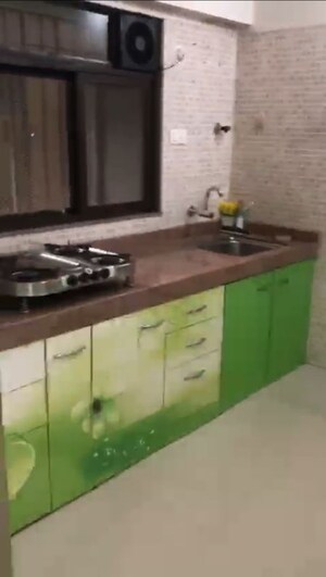 Kitchen in 2 BHK Apartment at Dosti Vijeta, Vartak Nagar – for Rent