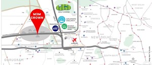 3 BHK Apartment – Map Location View at M3M Capital, Sector 113 - for Sale