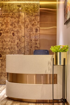 Bathroom in  Office Space at Shilp Epitome, Bodakdev – for Rent