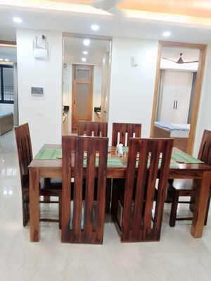 Living Room in 3 BHK Builder Floor at Sushant Lok I – for Rent