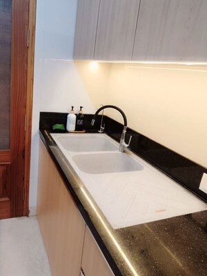 Bedroom in 3 BHK Builder Floor at Sushant Lok I – for Rent