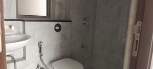 Bathroom in 1 BHK Apartment at Sheth Irene, Malad West – for Rent