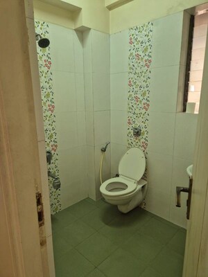 Bathroom in 2 BHK Apartment at Pranjee Palm Court, Chembur – for Rent
