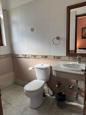 Bathroom in 1 BHK Apartment at Greater Kailash ii – for Rent