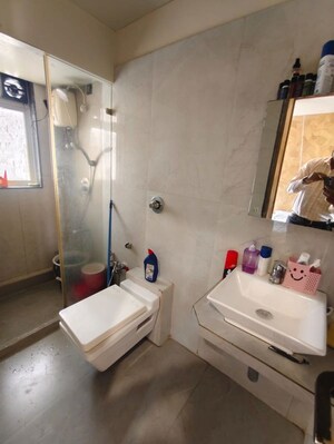 Bathroom in 2 BHK Apartment at Kukreja Estate, Chembur – for Rent