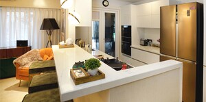 Team Area in 3 BHK Apartment at Kanakia Paris, Bandra East – for Rent