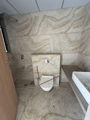 Bathroom in 3 BHK Apartment at Jhamtani Nandan Ace, Balewadi – for Rent