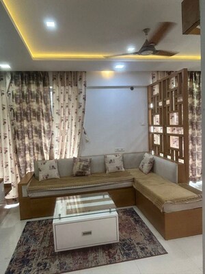 Living Room in 2 BHK Apartment at Saarrthi Skybay, Mahalunge – for Rent
