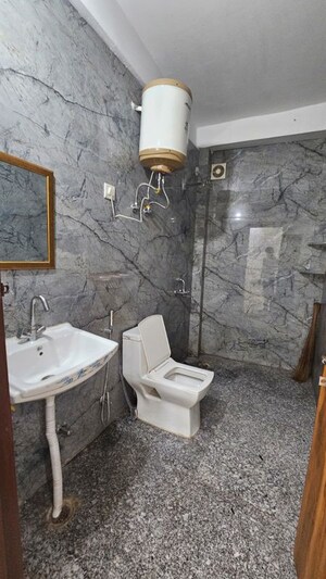 Bathroom in 1 BHK Builder Floor at Saket – for Rent
