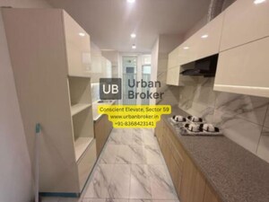 Kitchen in 3 BHK Apartment at Conscient Hines Elevate, Sector 59 – for Rent