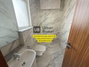 Bathroom in 3 BHK Apartment at Conscient Hines Elevate, Sector 59 – for Rent