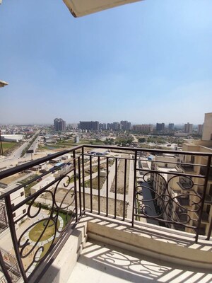 Balcony in 2 BHK Apartment at Signature The Millennia 2, Sector 37d – for Rent