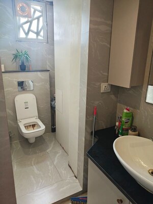 Bathroom in 3 BHK Apartment at Mahagun My Woods, Sector 16c Greater Noida – for Sale