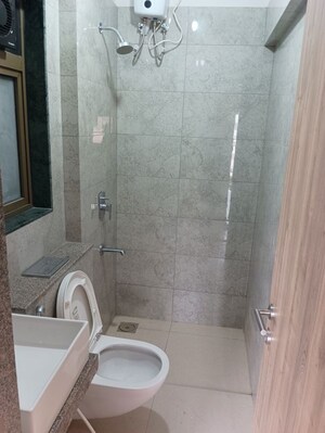 Attached Bathroom in 2 BHK Apartment at Birla Vanya, Kalyan West – for Rent
