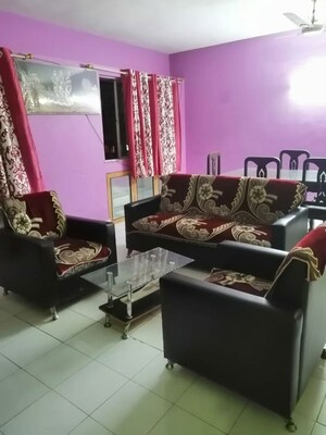 Living Room in 3 BHK Apartment at Riddhi Enclave Co-op Housing Society Ltd, Viman Nagar – for Rent