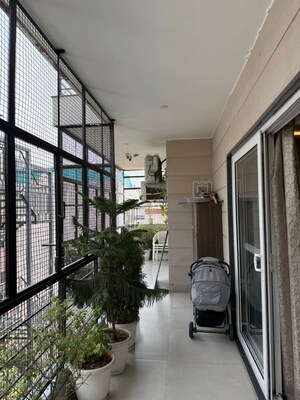 Balcony in 4 BHK Builder Floor at Sector 52 – for Rent