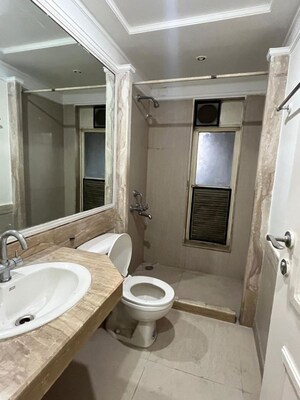 Bathroom in 3 BHK Apartment at Hiranandani Avalon, Powai – for Rent