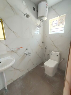 Bathroom in 2 BHK Apartment at VS Lake Dew, Haralur Road – for Rent