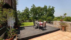 Terrace in 4 BHK Builder Floor at Sarvodaya Enclave – for Sale