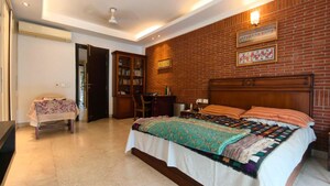 Bedroom in 4 BHK Builder Floor at Sarvodaya Enclave – for Sale
