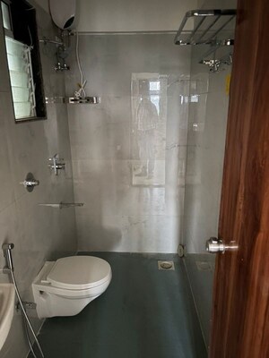 Bathroom in 1 BHK Apartment at Sitesh Pearl Heights, Parel – for Rent