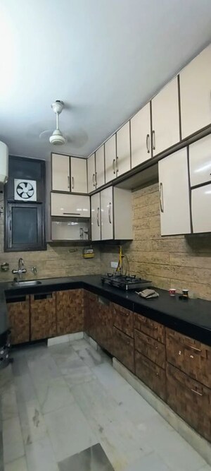 Kitchen in 3 BHK Builder Floor at Lajpat Nagar ii – for Rent