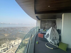 Balcony in 5 BHK Apartment at Bayview Terraces, Prabhadevi – for Rent