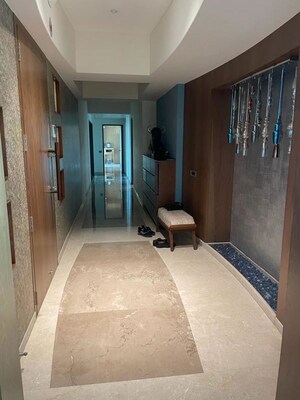 Building Lobby in 5 BHK Apartment at Bayview Terraces, Prabhadevi – for Rent