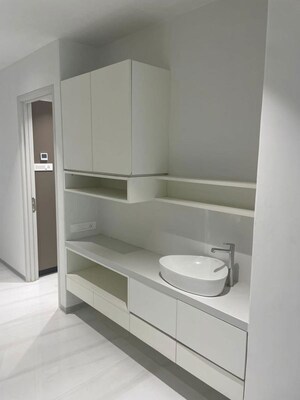 Bathroom in 3 BHK Apartment at Nutan Laxmi CHS, Juhu – for Rent