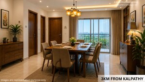 Dining area in 3 BHK Independent House at Puthur – for Sale