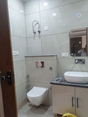 Bathroom in 3 BHK Builder Floor at BPTP Parklands Villa, Sector 88 – for Rent