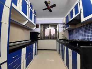 Kitchen in 3 BHK Apartment at Raheja Solitaire, Goregaon West – for Rent