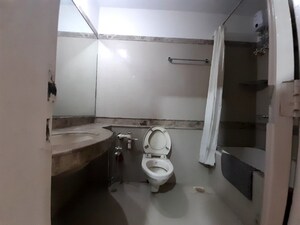 Bathroom in 3 BHK Apartment at Raheja Solitaire, Goregaon West – for Rent